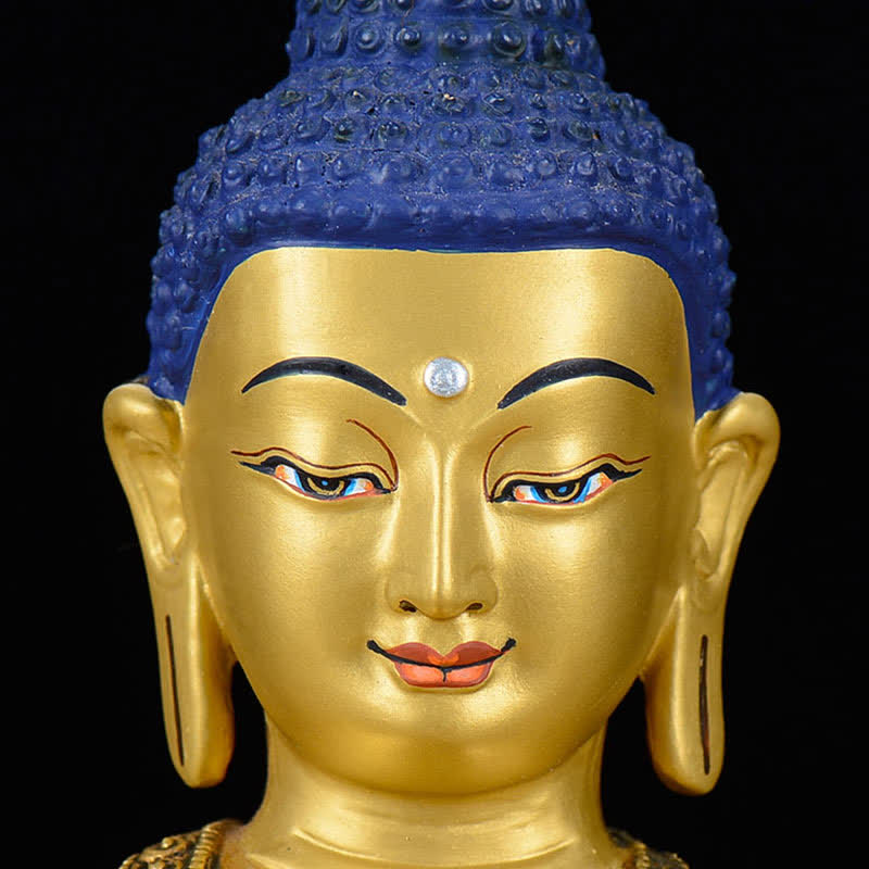 Buddha Shakyamuni Kupfer Mitgefühl Statue