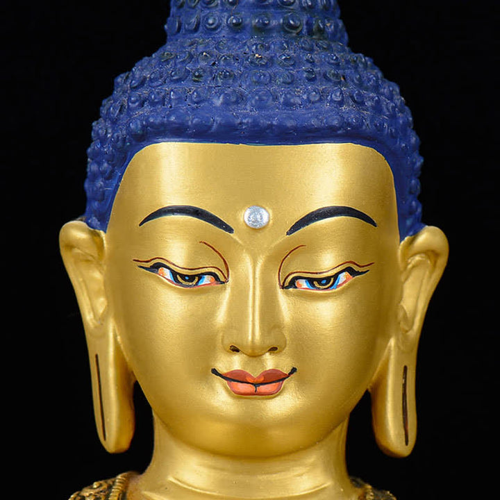 Buddha Shakyamuni Kupfer Mitgefühl Statue