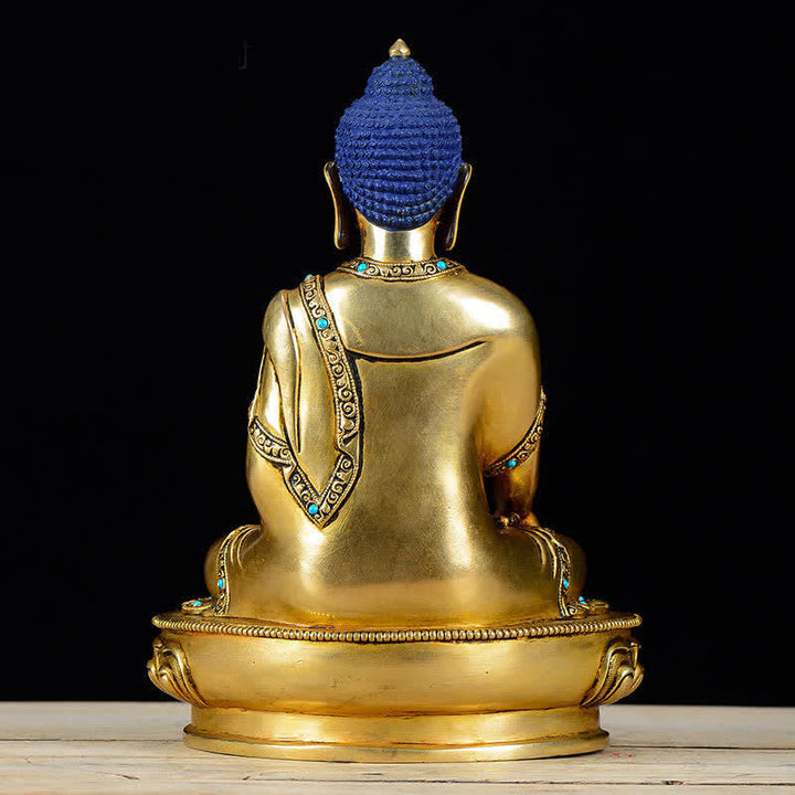 Buddha Shakyamuni Kupfer Mitgefühl Wohnzimmer