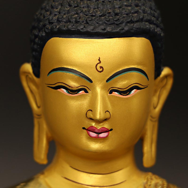 Buddha Shakyamuni Medizin Kupfer Mitgefühl Wohnzimmer