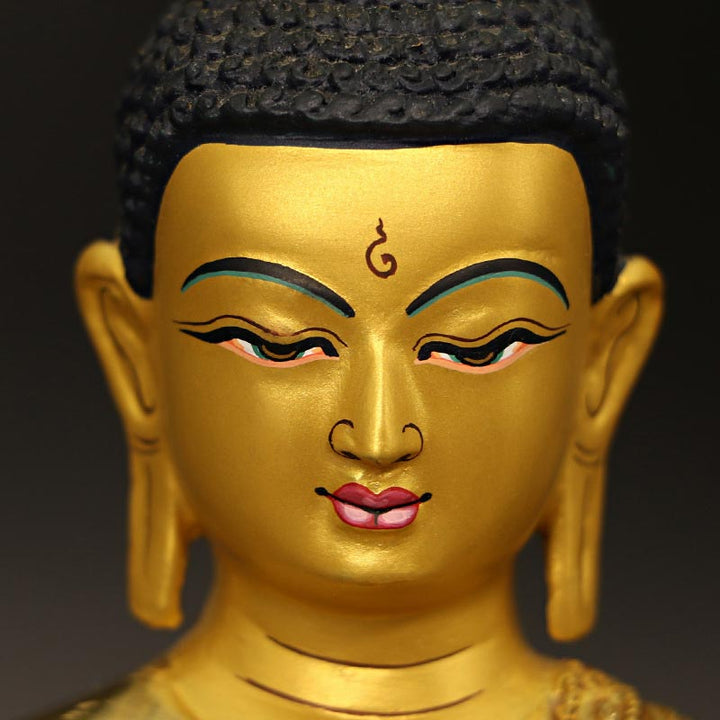Buddha Shakyamuni Medizin Kupfer Mitgefühl Wohnzimmer