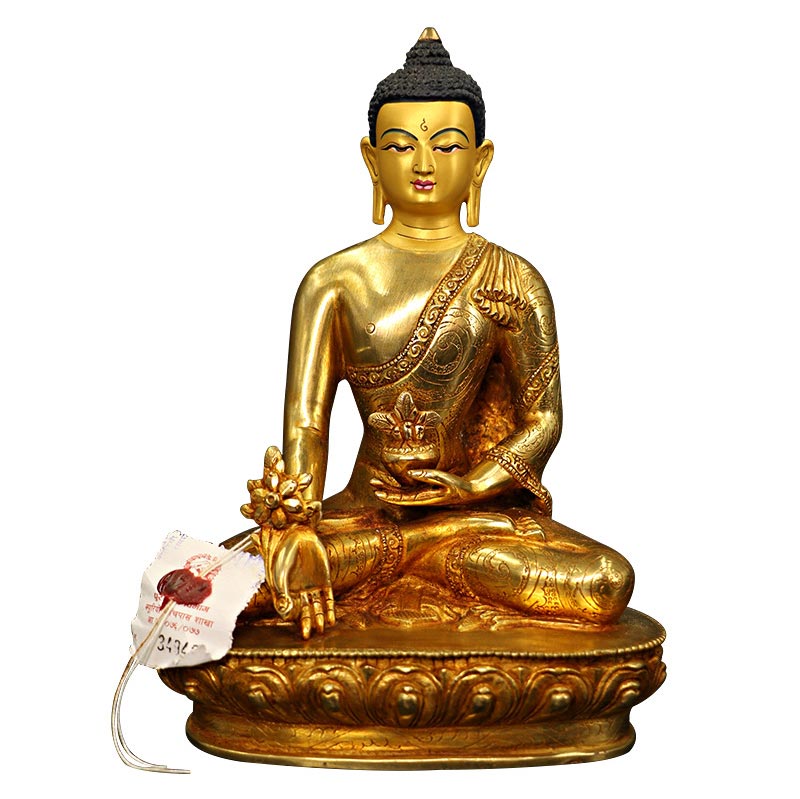 Buddha Shakyamuni Medizin Kupfer Mitgefühl