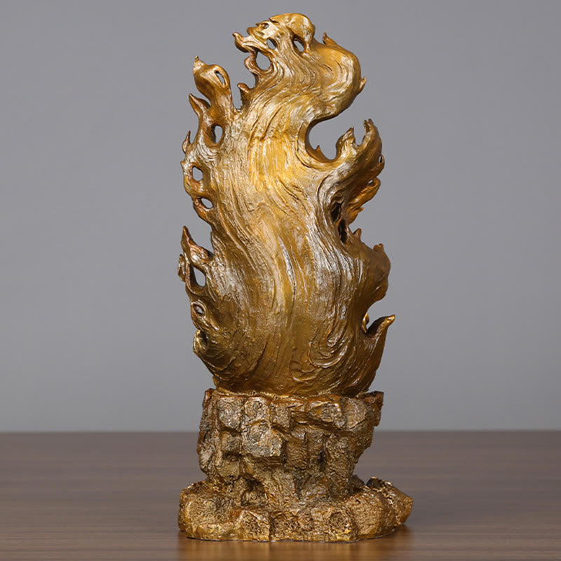Buddha Statue Acalanatha Kupfer Serenität Glücksbringer