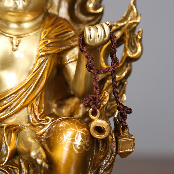 Buddha Statue Acalanatha Kupfer Serenität Symbol
