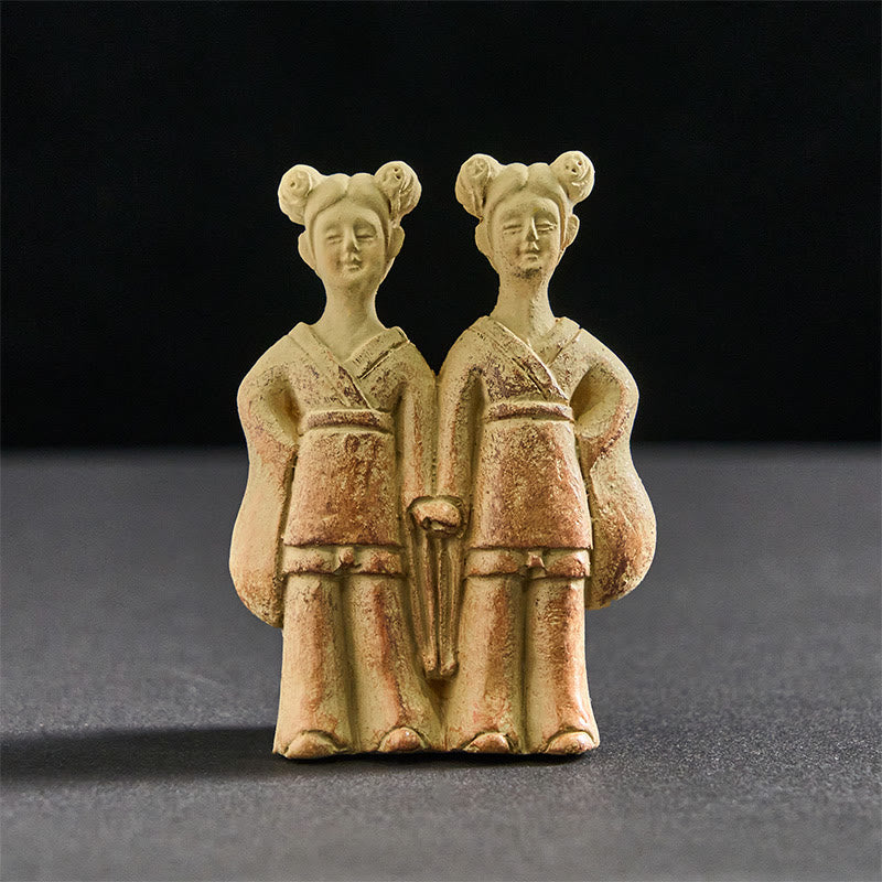 Buddha Statue Fu Hunde Magnet Deko Wohnzimmer