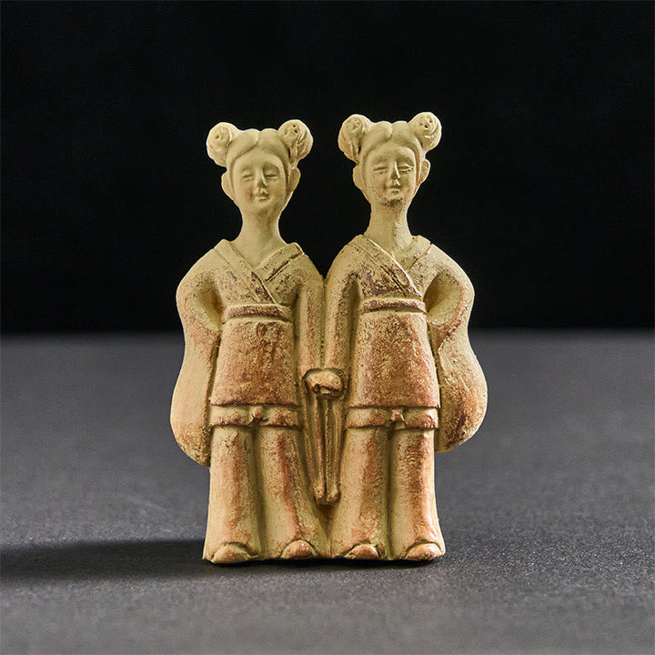 Buddha Statue Fu Hunde Magnet Deko Wohnzimmer