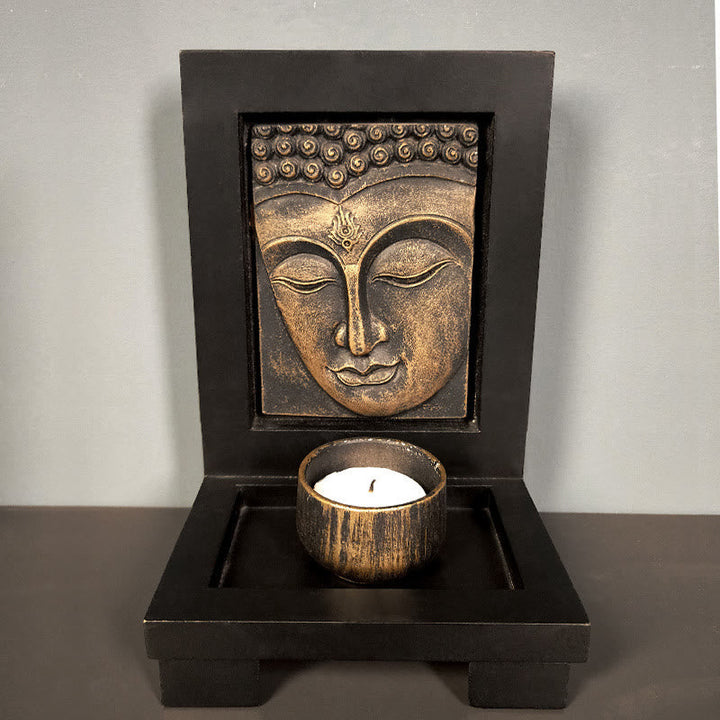 Buddha Statue Hausaltar Gebet Zen Harz Deko