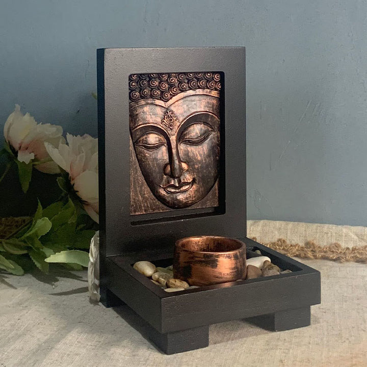 Buddha Statue Hausaltar Gebet Zen Harz Geschenk
