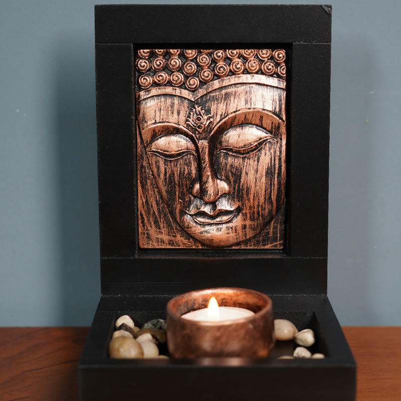 Buddha Statue Hausaltar Gebet Zen Harz Wohnzimmer