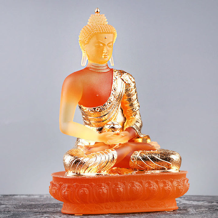 Buddha-Statue Liuli Kunst Serenität Glücksbringer