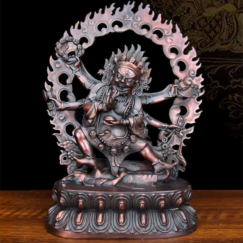 Buddha Statue Mahakala Tibet Kupfer Mitgefühl Geschenk