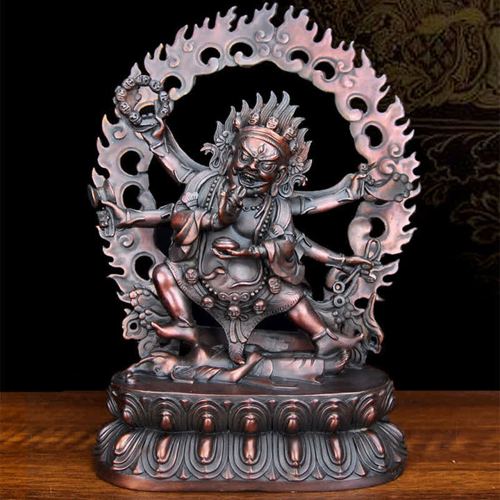 Buddha Statue Mahakala Tibet Kupfer Mitgefühl Geschenk
