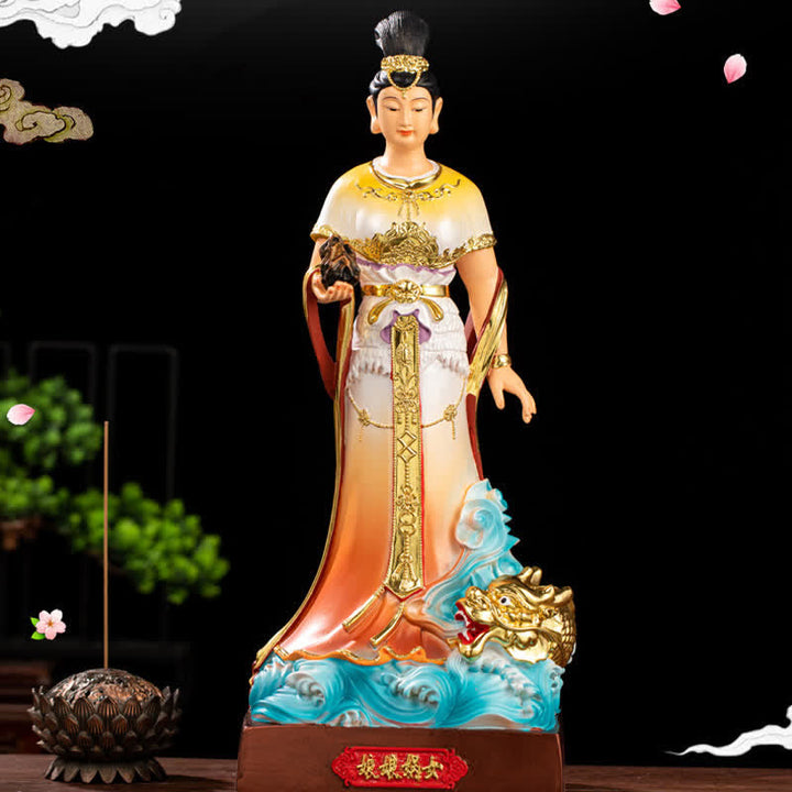Buddha Statue Nuwa Bodhisattva Harz Schutz Geschenk