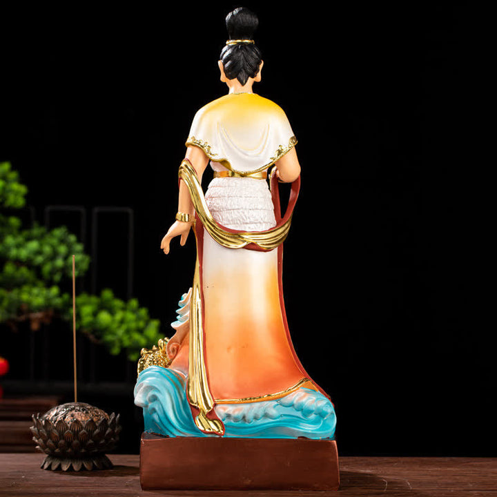 Buddha Statue Nuwa Bodhisattva Harz Schutz Wohnzimmer