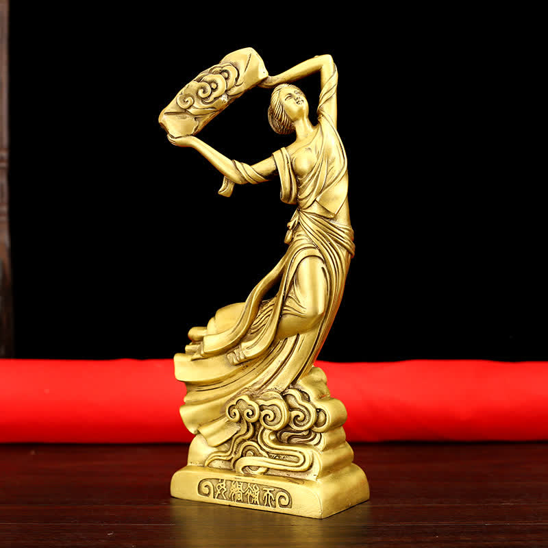 Buddha Statue Nuwa Himmel Kupfer Schutz Geschenk