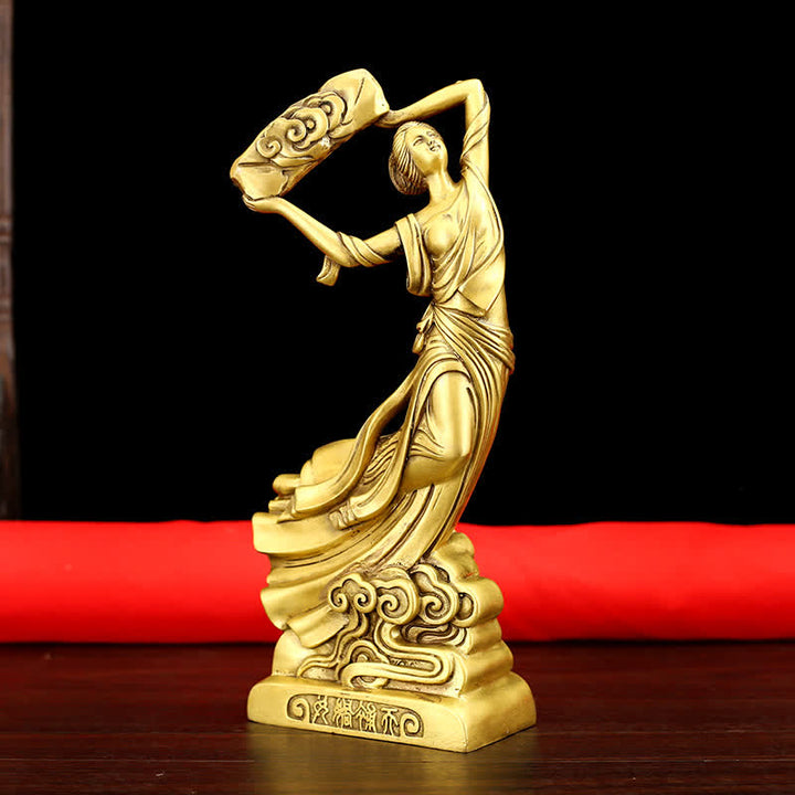Buddha Statue Nuwa Himmel Kupfer Schutz Geschenk