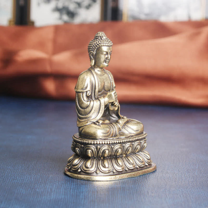 Buddha Statue Tathagata Kupfer Feng Shui