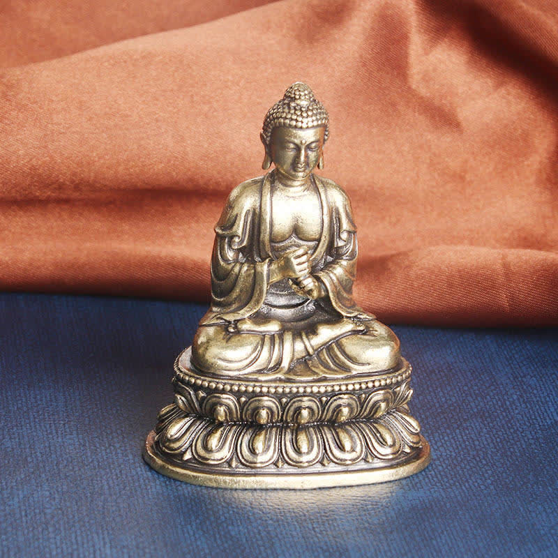 Buddha Statue Tathagata Kupfer Glücksbringer