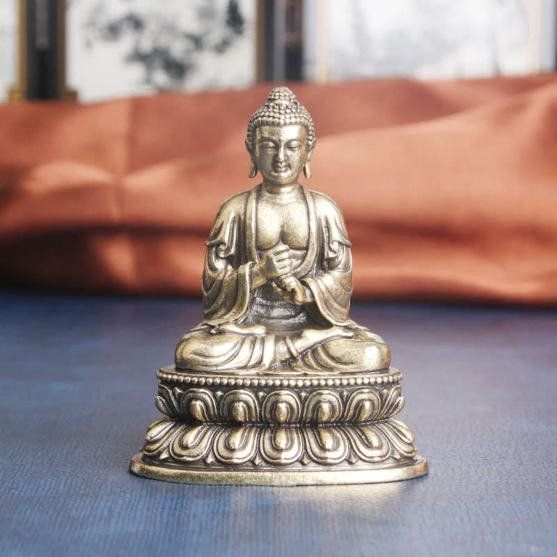 Buddha Statue Tathagata Kupfer