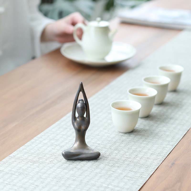Buddha Statue Yoga Meditation Keramik Symbol