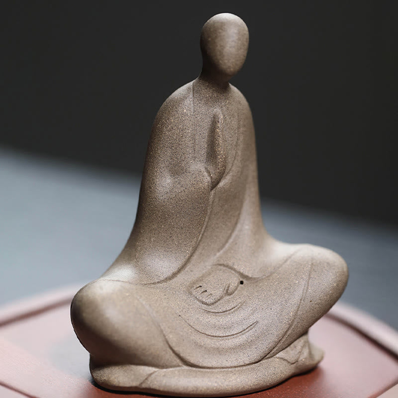 Buddha Statuen Formlos Betend Keramik Feng Shui