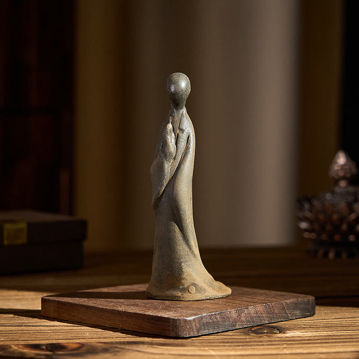 Buddha-Statuen Formlos Stehend Eisen Geschenk