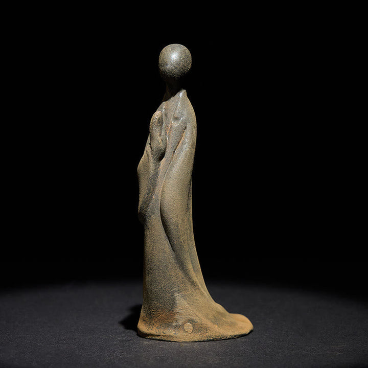 Buddha-Statuen Formlos Stehend Eisen