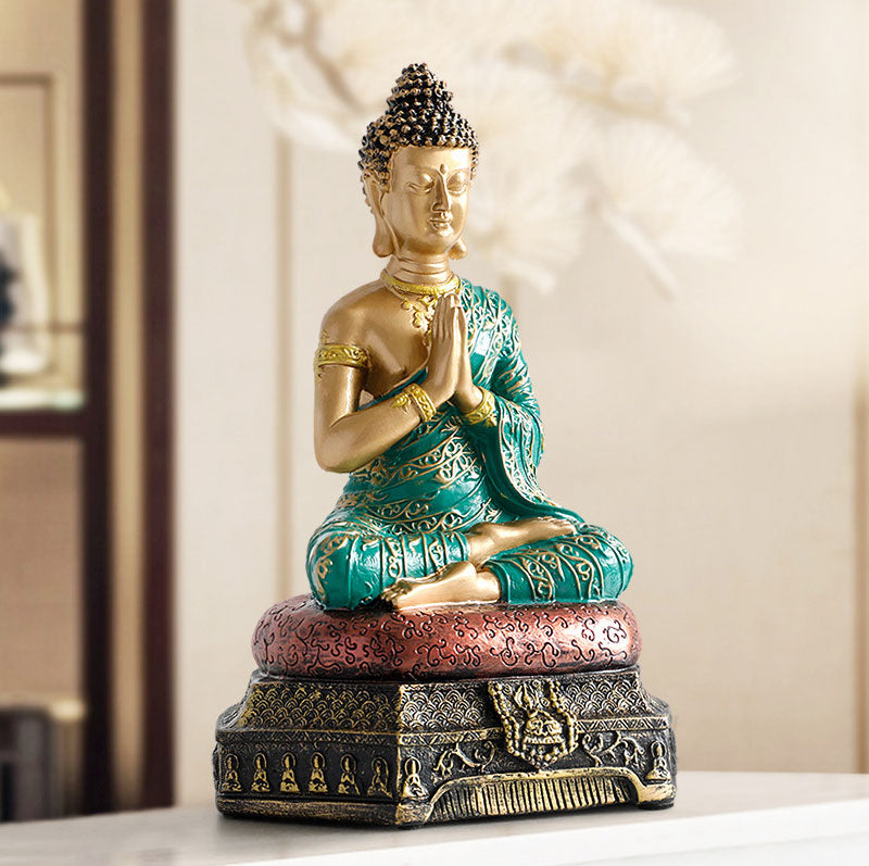 Buddha Statuen Mitgefühl Harz Glücksbringer