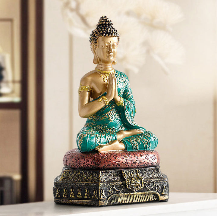 Buddha Statuen Mitgefühl Harz Glücksbringer