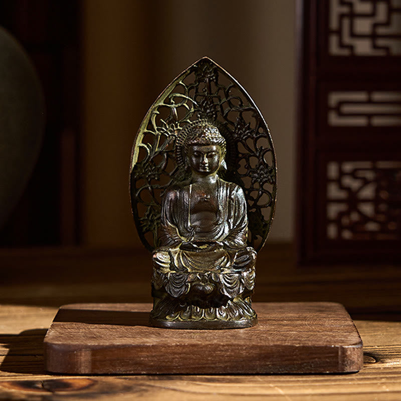 Buddha Statuen Tathagata Legierung Zen Feng Shui