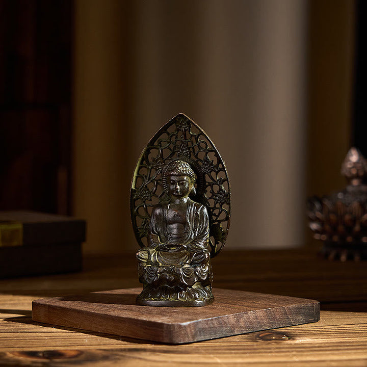 Buddha Statuen Tathagata Legierung Zen Symbol