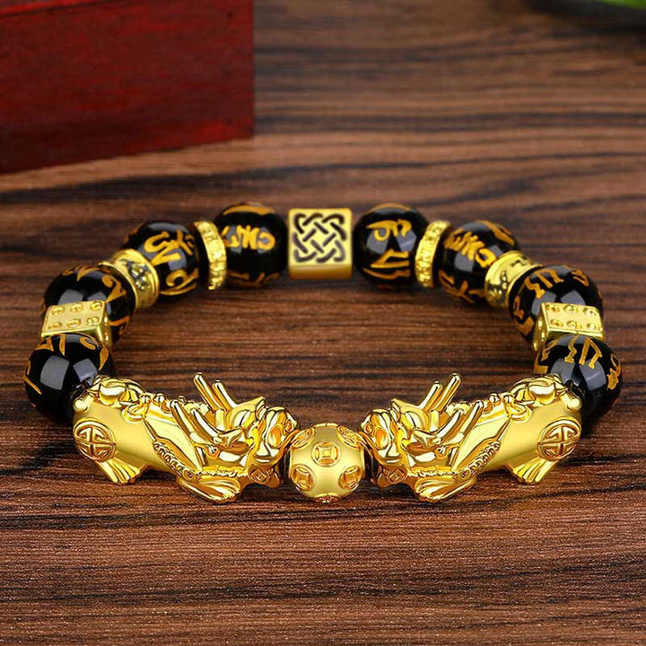 Armband Pi Xiu Obsidian Feng Shui - Reichtum
