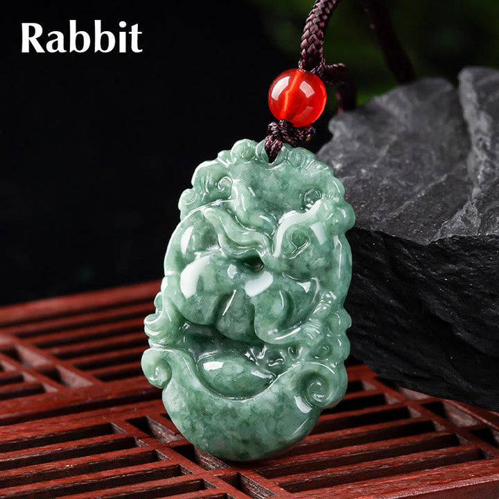 Kette Jade Chinesischer Tierkreis – Wohlstand & Fokus – Bild 17 – Jade Kette Chinesischer Tierkreis Kaninchen Anhänger Wohlstand Fokus