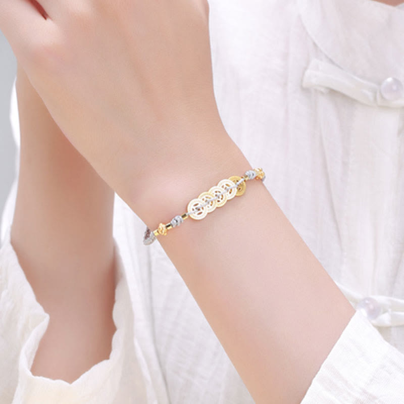 Armband Kupfer Perle – Glück elegantes Schmuckstück am Handgelenk getragen
