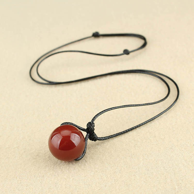 Kette rote Achat Buddha – Selbstvertrauen