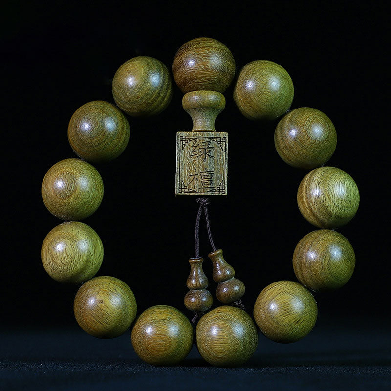 Armband Tibetisches Grünes Sandelholz Heilung