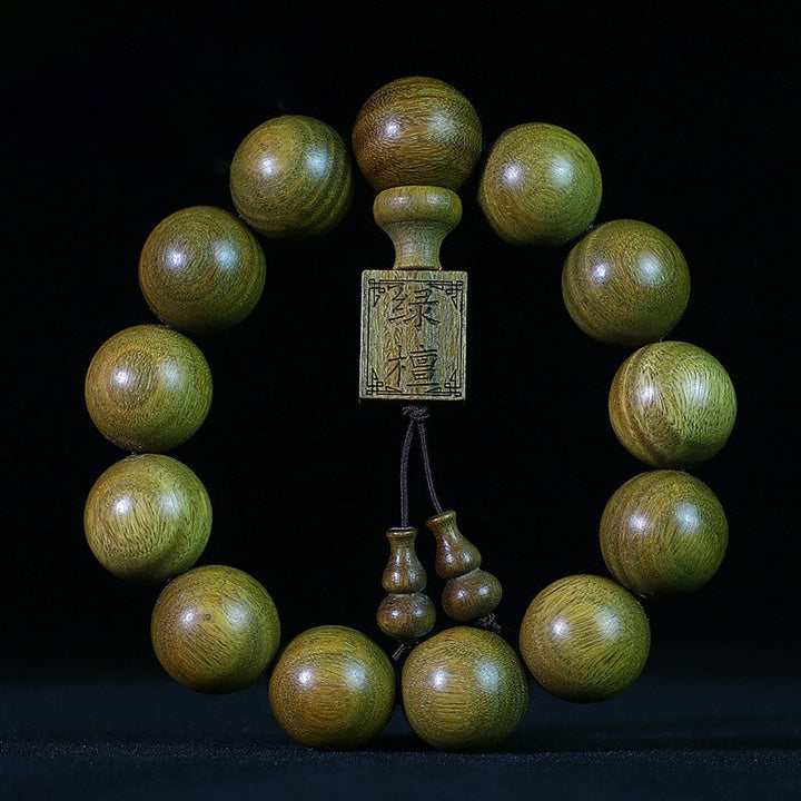 Armband Tibetisches Grünes Sandelholz Heilung