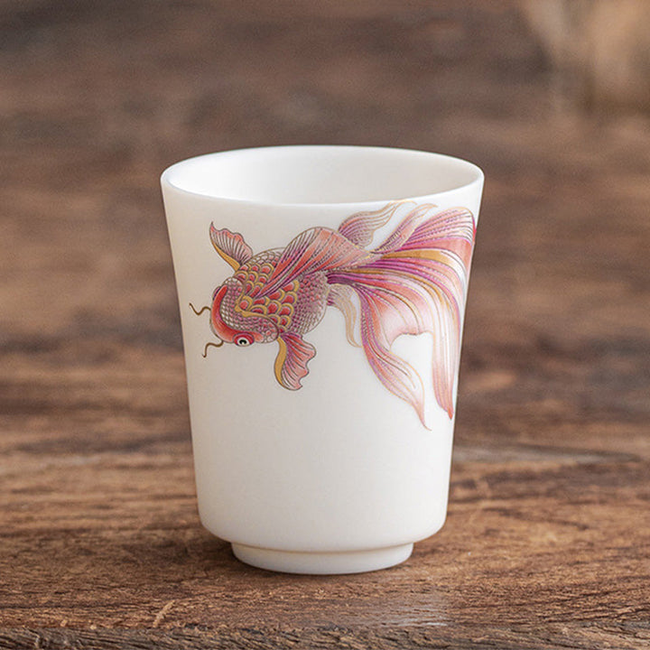 Teetasse Roter Koi-Fisch 65ml