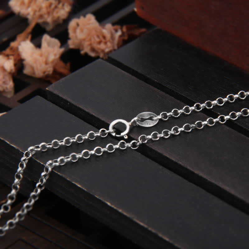 Kette Sterling-Silber Buddha – Gelassenheit