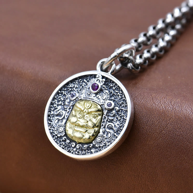Kette Sterling Silber Vajra Dorje – Wohlstand Schutz