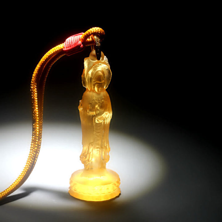Kette Liuli Avalokitesvara Buddha Harmonie Gold