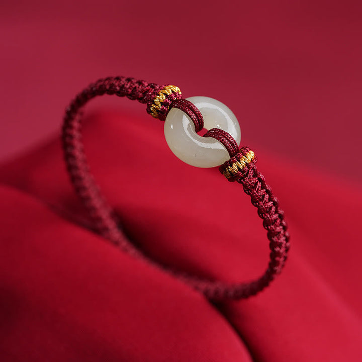 Armband Jade Abundance - Geflochten