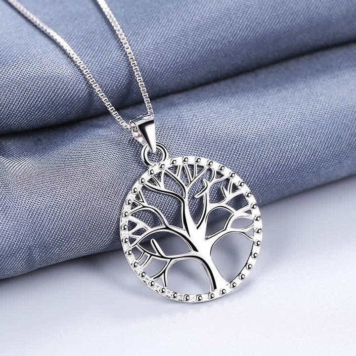Kette Lebensbaum Sterlingsilber Silber Edelstein Anhänger