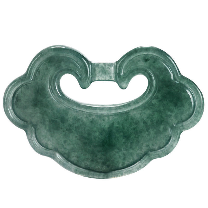 Kette Jade Wolkenanhänger Chinesischer Knoten – Glück