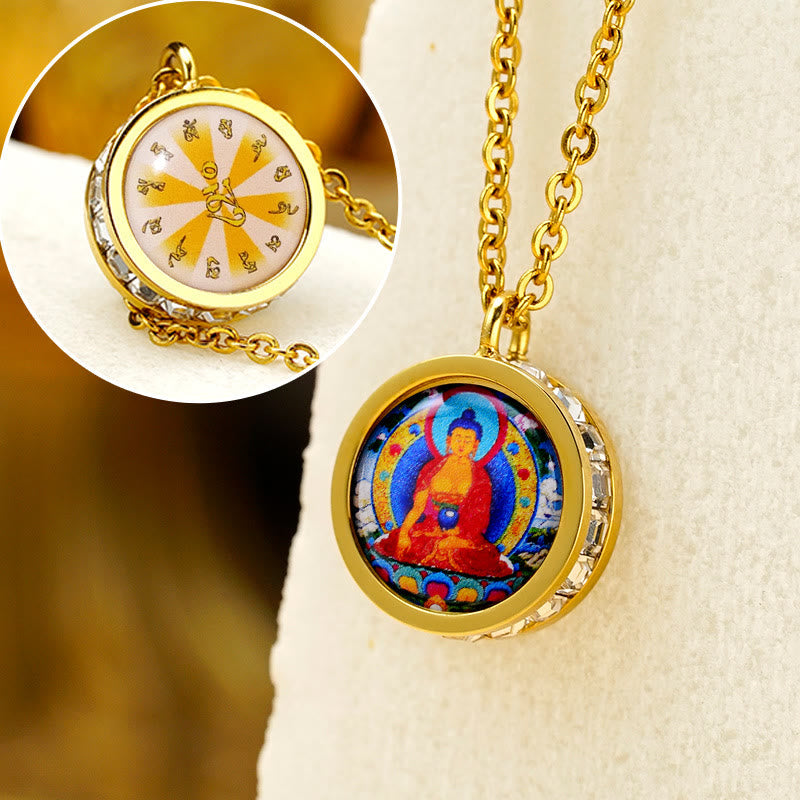 Kette Buddha Anhänger Tibetisch