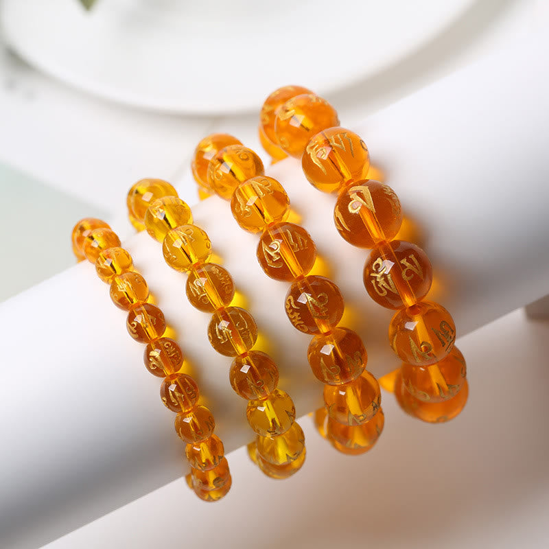 Armband Weißer Kristall Schwarzer Onyx "Schutz"