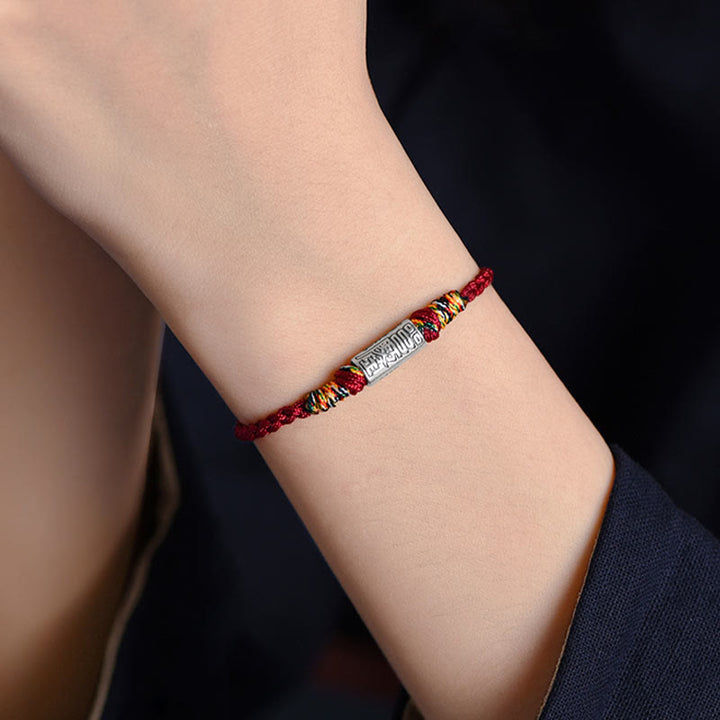 Rotes Armband 925 Silber – Schutz & Stärke am Handgelenk getragen Naturstein