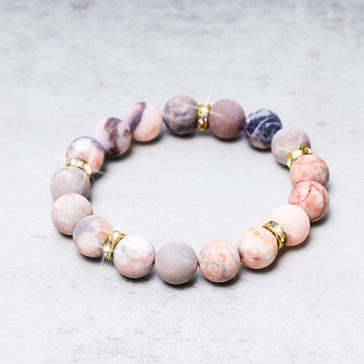 Armband Zebra Jaspis Anti-Stress Beruhigung Heilstein
