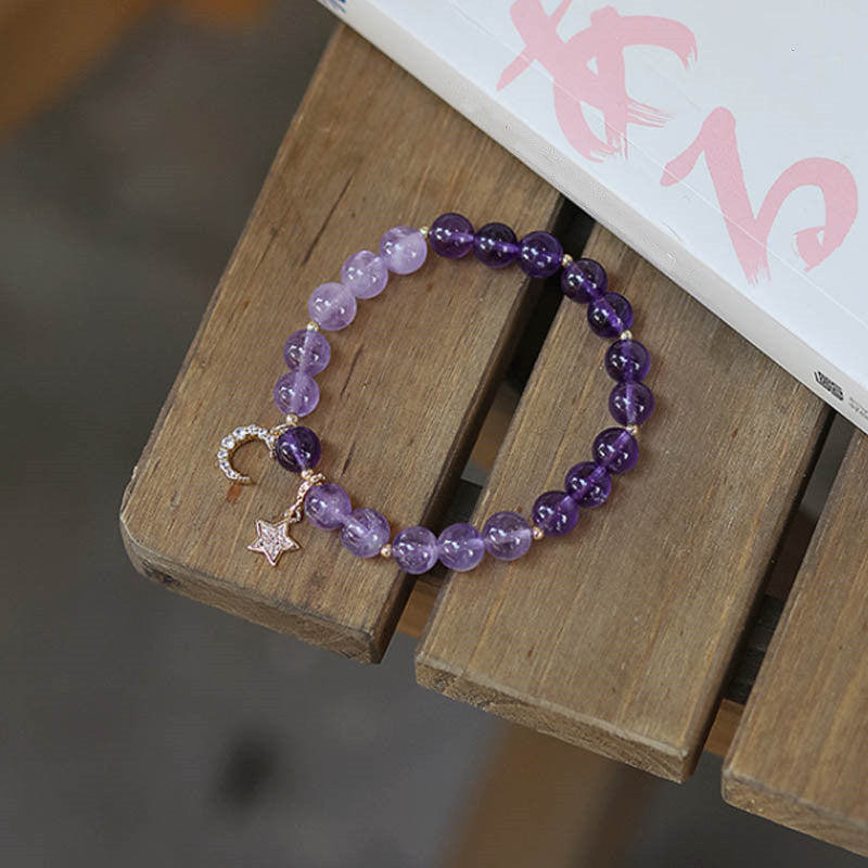 Armband Amethyst Kristall Mond – Heilung