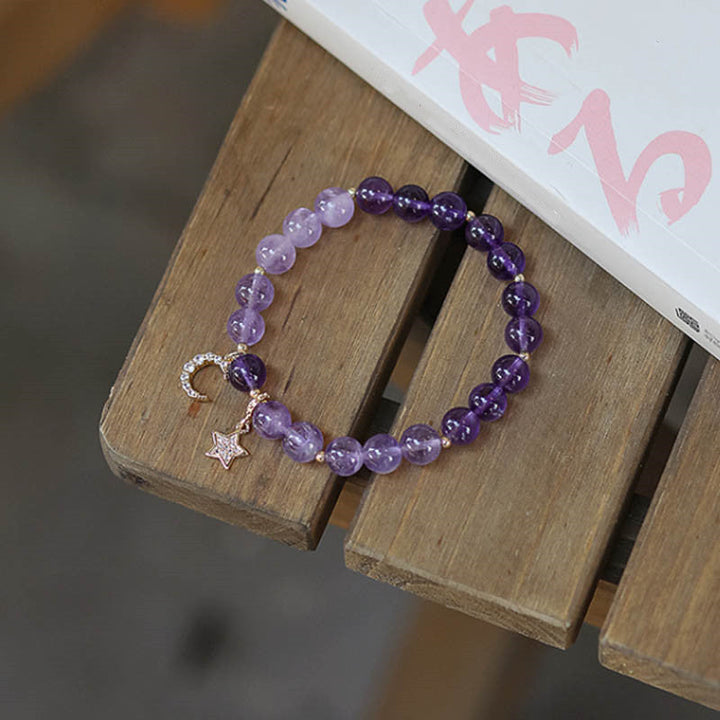 Armband Amethyst Kristall Mond – Heilung